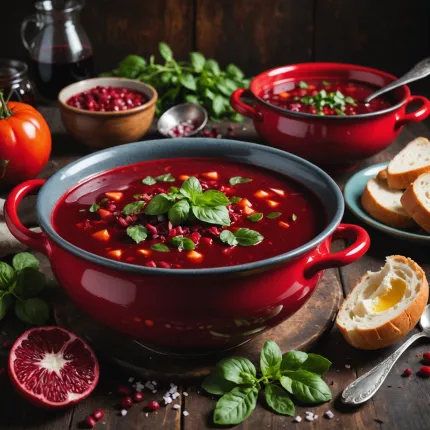 Борщ со щавелем: традиционный вкус с освежающей ноткой